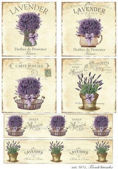 Lavendel Lavender Decoupage Vintage Vintage Diy Decoupage Paper Vintage Labels Vintage