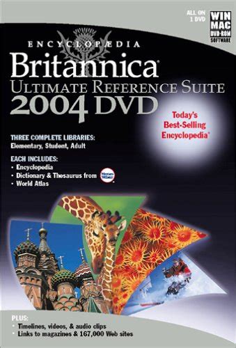 Encyclopedia Britannica 2004 Ultimate Reference Suite Dvd Wantitall