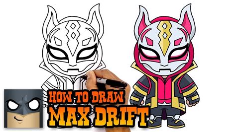 How To Draw Fortnite Max Drift Youtube