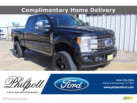 2017 Shadow Black Ford F250 Super Duty Platinum Crew Cab 4x4 140252113