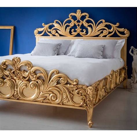 The Queens Bed Luxury Gold French Bed Bed Linens Luxury French