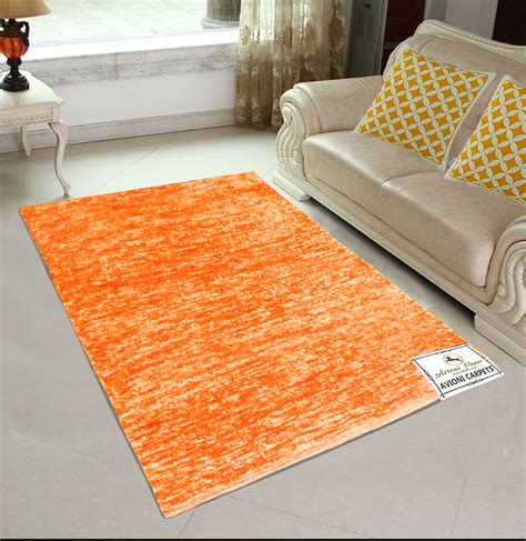 Avioni Rugs Orange Multicolor Rug Carpet For Living Room