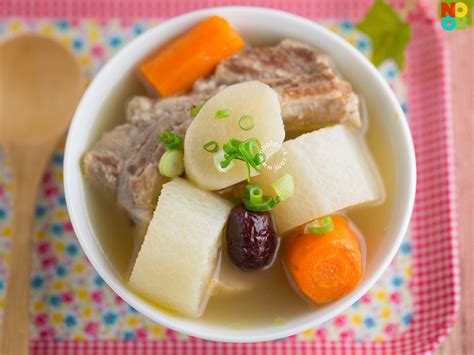 Carrot Daikon Pork Ribs Soup Recipe Noobcook Com