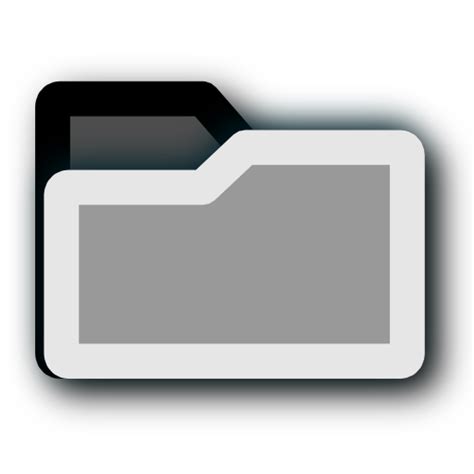 Black Folder Icon 2d Icon Sets Icon Ninja