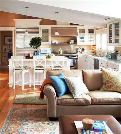 49 Awesome Open Kitchen Designs With Living Room Living