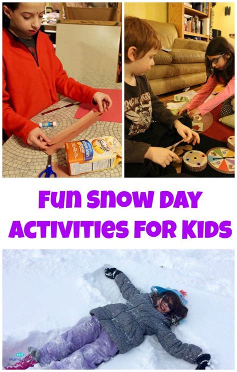 7 Fun Snow Day Activities For Kids Activities For Kids Autumn