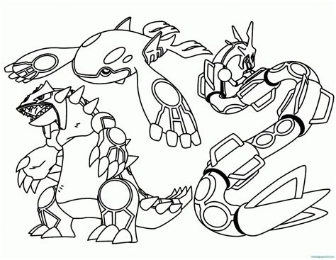 Some pokémon are hard to catch, and some rare ones only appear in certain. Pokemon Kyogre Coloring Pages - BubaKids.com