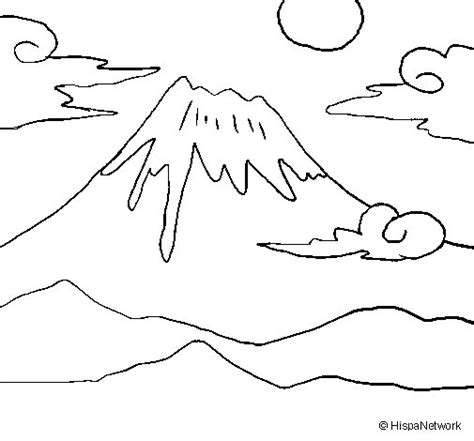 Mount Fuji Coloring Page Coloringcrew 740 The Best Porn Website