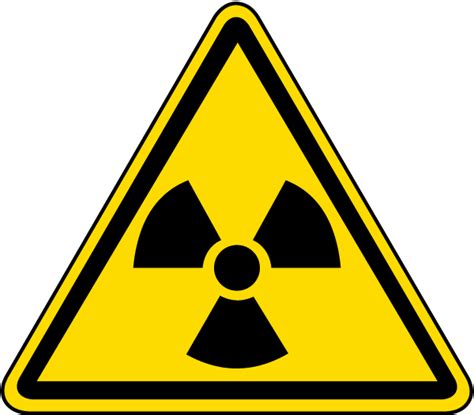 Radioactive Material Radiation Label J6522 By