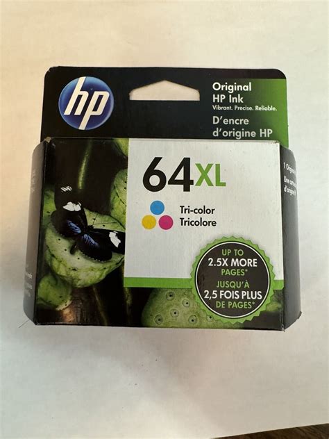 Hp 64xl High Yield Ink Cartridge Tri Color N9j91an Ebay