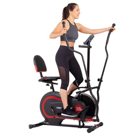 Body Power 3 In 1 Exercise Machine Trio Trainer Elliptical And