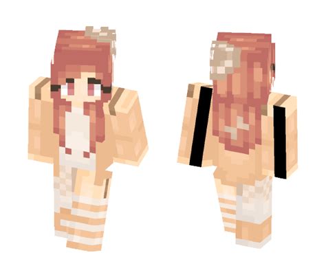 Download Girl With Red Hair Μαcαrοη Minecraft Skin For Free