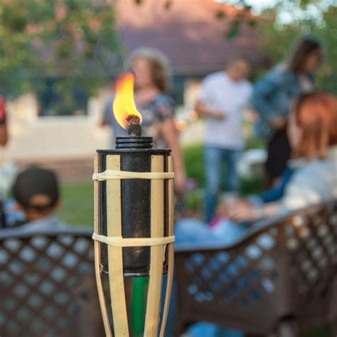 Bamboo Tiki Torches 18 Pack