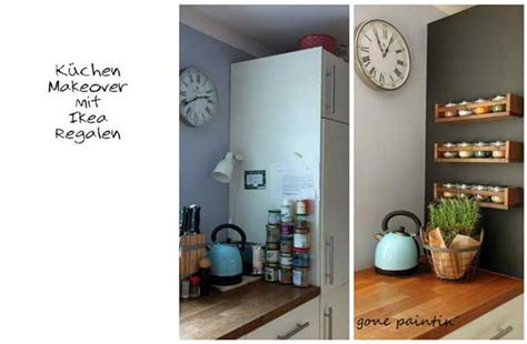Maybe you would like to learn more about one of these? Umgestaltung Küche mit Ikea Regal und Tafellack | Ikea ...