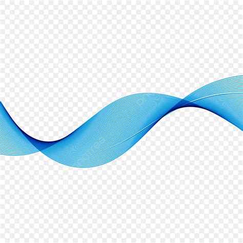 Wavy Shape Clipart Png Images Blue Wavy Shapes Curved Lines Blue Wavy