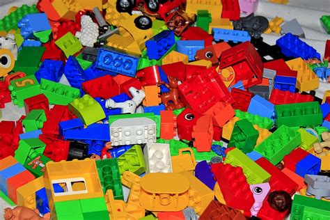 Assorted Color Stacking Block Toys Lego Blocks Toys Childrens