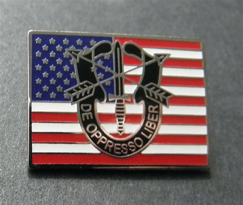 Army Special Forces De Oppresso Liber Lapel Hat Pin 1 Inch Us Usa