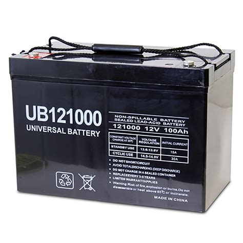 Ub121000 With I6 Post Terminals Upg Universal Power Group No 45973 12