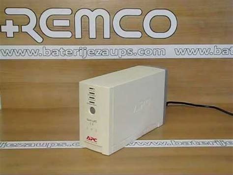| answered on may 16, 2011. APC Back UPS CS 500.wmv - YouTube
