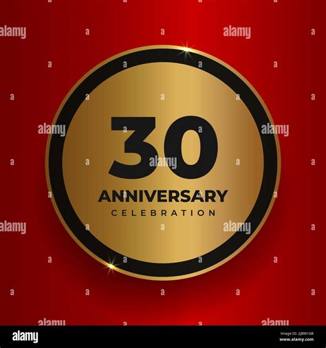 30 Years Anniversary Celebration Background Celebrating 30th