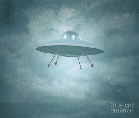 Ufo In The Sky Photograph By Ktsdesignscience Photo Library Fine Art