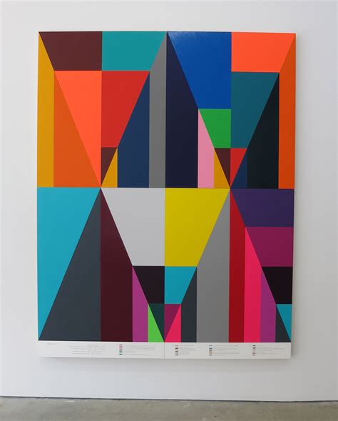 Andrew Kuo At Marlborough Gallery Abstract Art Painting Geometric