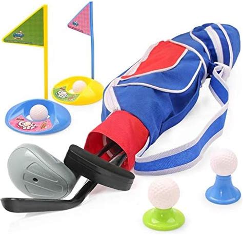 Deluxe Happy Kidstoddler Golf Clubs Set Grow To Pro Golfer 15 Piece