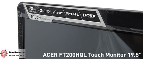 Acer Ft200hql Touch Monitor 195 Review Acer Ft200hql Touch Monitor