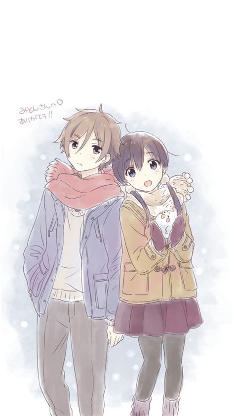 11 Anime Couple Winter Wallpaper Orochi Wallpaper