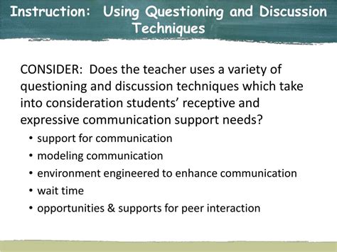 Ppt Instruction Using Questioning And Discussion Techniques Engaging