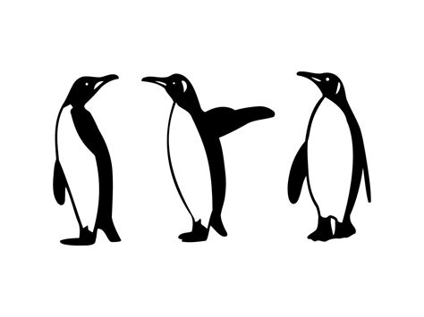 Penguin Svg Clipart Winter Clip Art Penguins Clipart Penguin Etsy In
