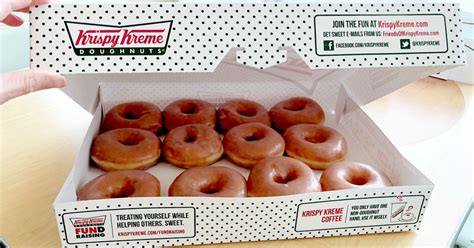 How much do a dozen doughnuts cost? One Dozen Glazed Krispy Kreme Doughnuts Only $5.99 for ...