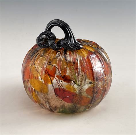 Harvest Surreal Pumpkins — Leonoff Art Glass