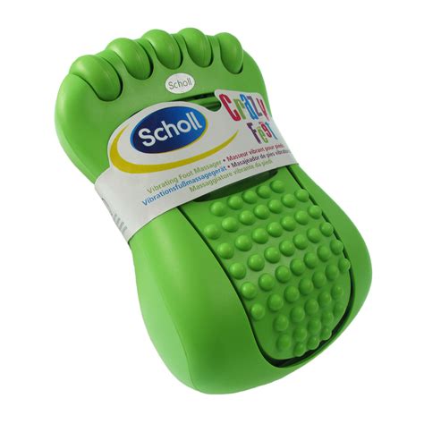 Scholl Crazy Feet Mini Vibrating Portable Green Foot Massager Relaxer Ebay