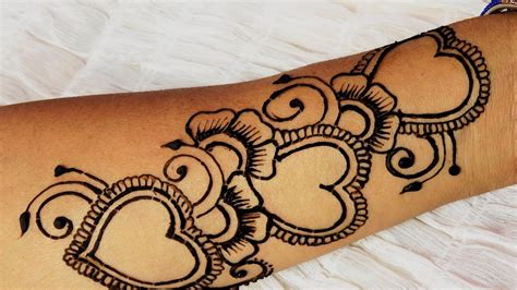Diy Cute Little Heart Henna Tattoo Designs Mehndi Tattoo