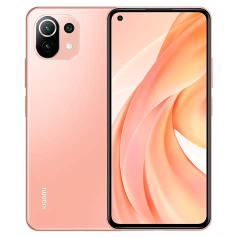 Smartphone Xiaomi Mi 11 Lite 655 6gb128gb Dual Sim Peach Pink Que