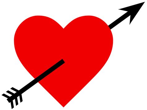Free Illustration Heart Arrow Love Valentine Free Image On