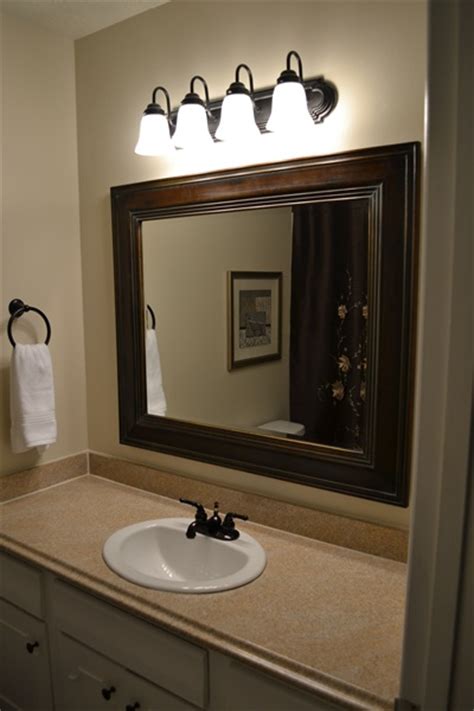 Jul 25, 2016 · next i inserted the lightbox into the hole and aligned it into place. Bathroom Makeover REVEAL!!! - Beneath My Heart