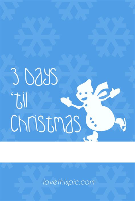 3 Days Til Christmas Pictures Photos And Images For Facebook Tumblr