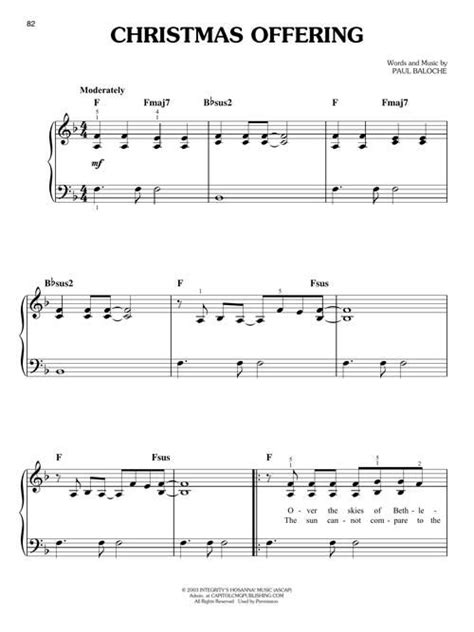 100 Most Beautiful Christmas Songs Klaviernoten