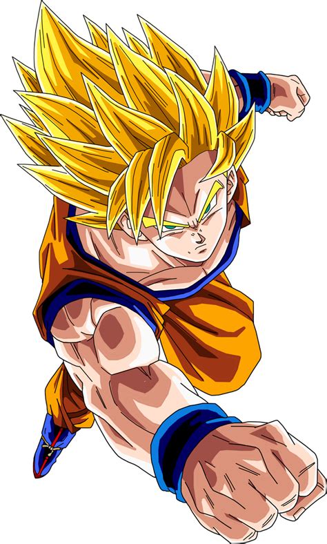 Super Saiyan 2 Goku Version 2 By Brusselthesaiyan On Deviantart Dragon Ball Super Goku Anime