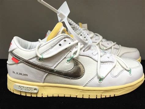 Off White Nike Dunk Low 01 Of 50 Release Date Trapped Magazine