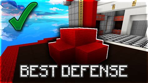 The Best Bed Defense In Solo Bedwars Youtube