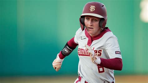 fsu softball gets senior day win over clemson to complete weekend sweep