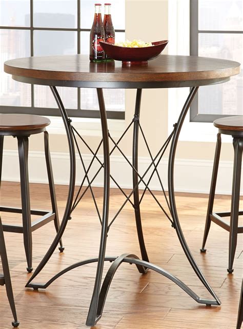 Adele Round Counter Height Dining Table From Steve Silver Ae360pt