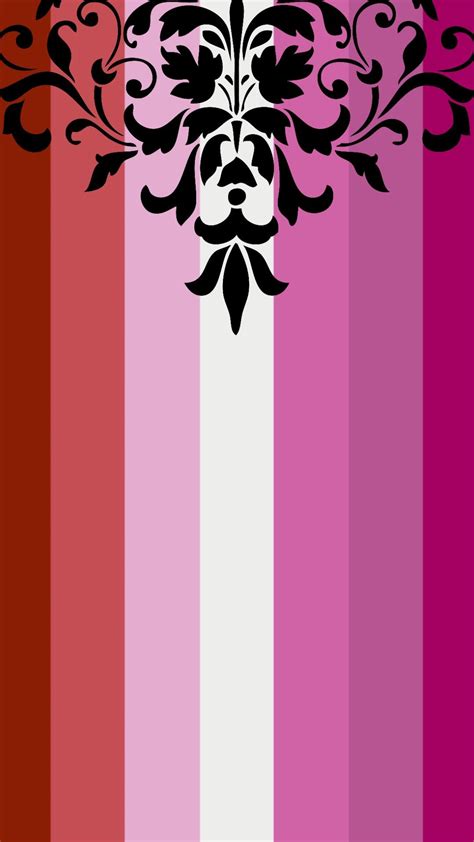 LGBTQ Lesbian Flag Background/Wallpaper Design | Lesbian flag, Lesbian