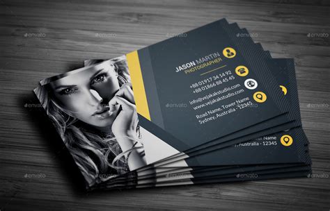 Compare business credit cards now. Photography Business Card by vejakakstudio | GraphicRiver