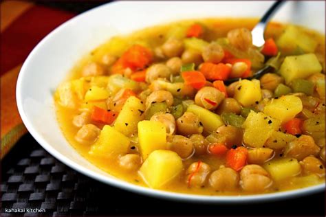 Chickpea soup with flavour explosion! Chickpea Soup Recipe — Dishmaps