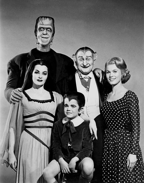The Munsters Cast From The Television Sitcom 8x10 Publicity Photo