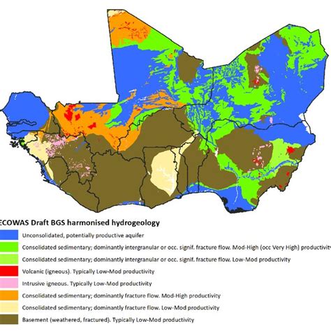 Harmonised Africa Groundwater Atlas Country Hydrogeology Maps For The